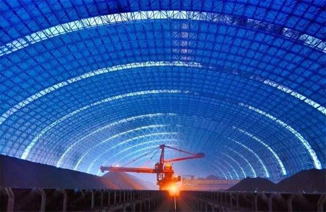 阳江亿优钢构工程师为您解析原料场封闭技术的特点和类型